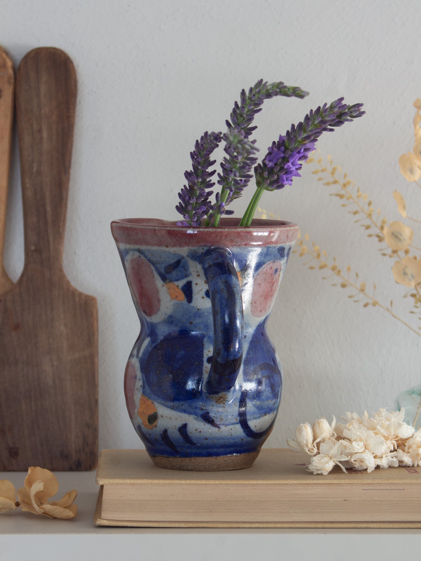 Vintage Abstract Studio Pottery Creamer Jug