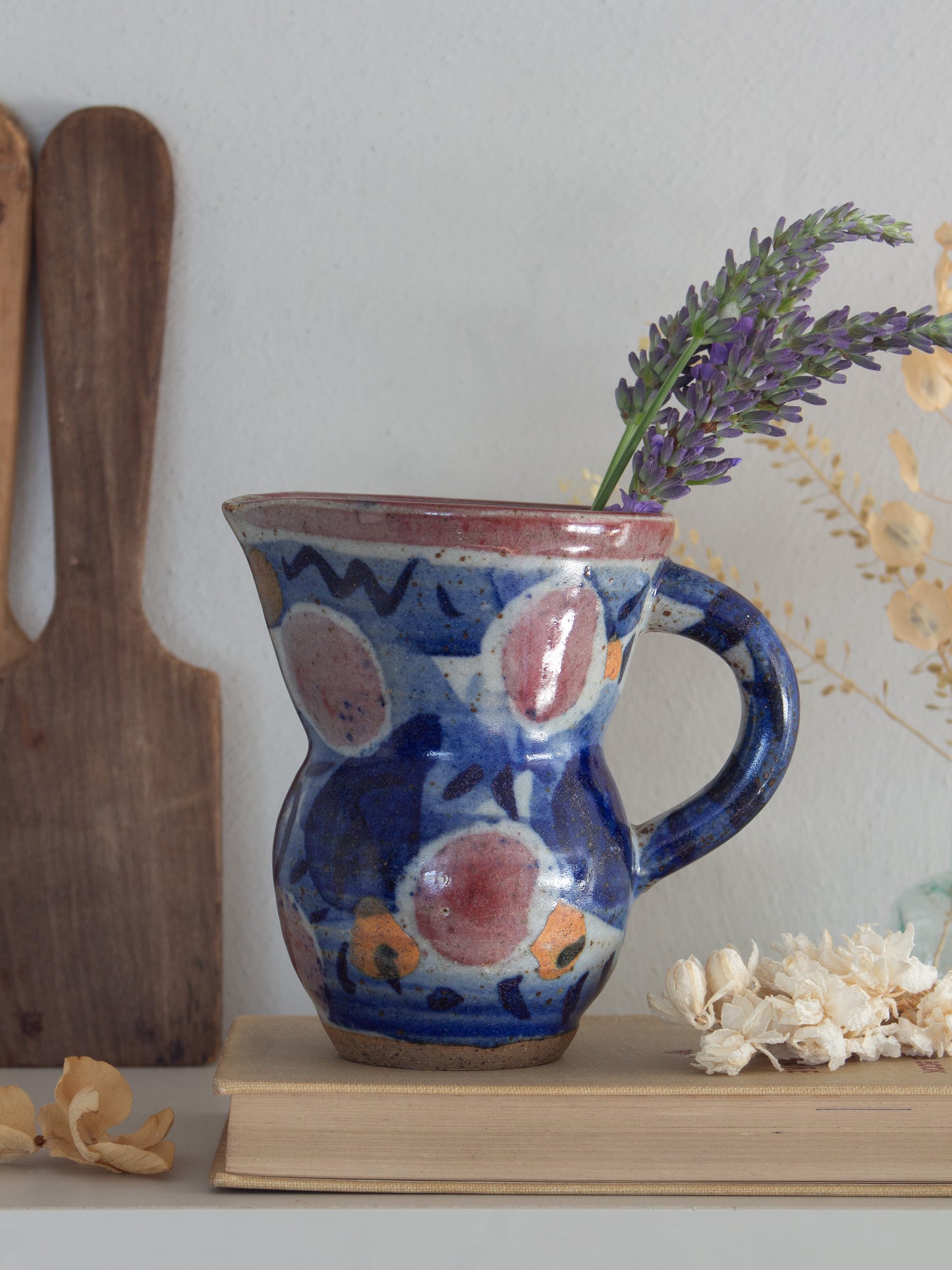 Vintage Abstract Studio Pottery Creamer Jug