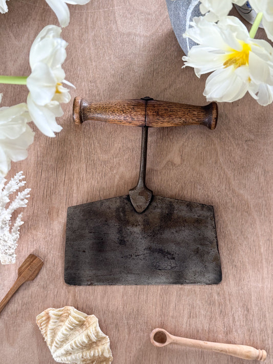 Antique Victorian Herb Chopper, Made in Sheffield