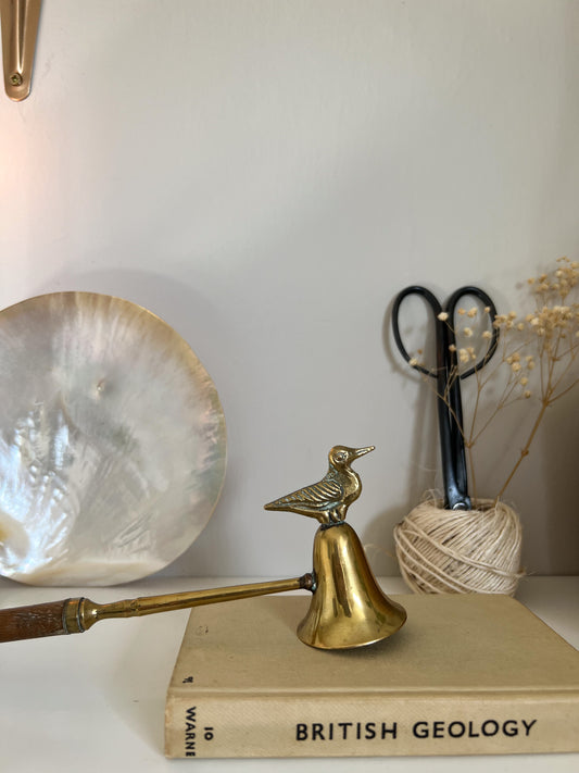 Brass Bird Candle Snuffer