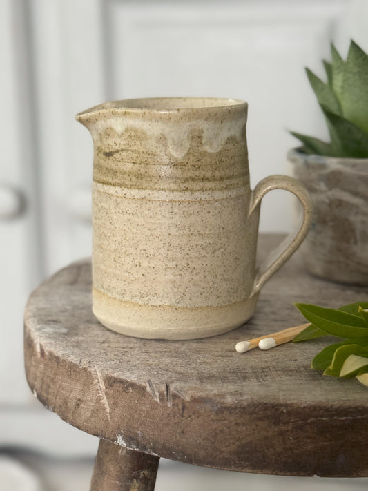 Studio Pottery Drip Glaze Creamer