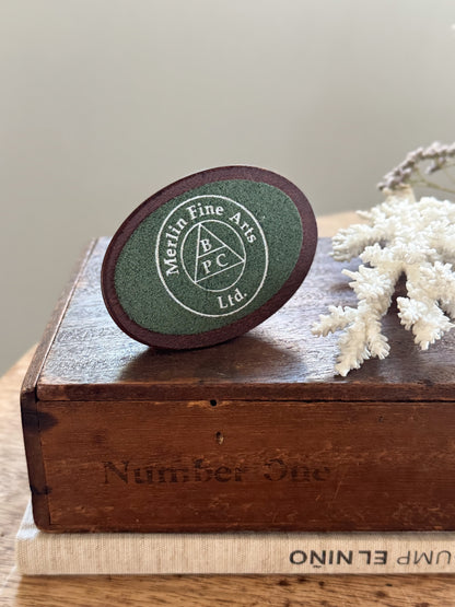 Vintage Pewter Donkey Miniature on Wooden Base