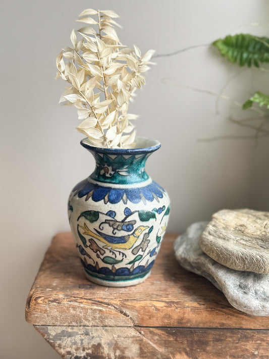 Vintage Mediterranean Pottery Vase