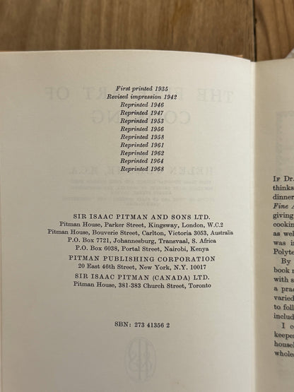 The Fine Art of Cooking - Helen Jerome, 1968 Edition
