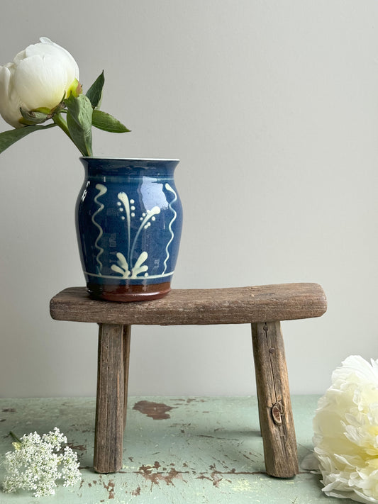 Vintage Tiny Elm Stool (Option 1)
