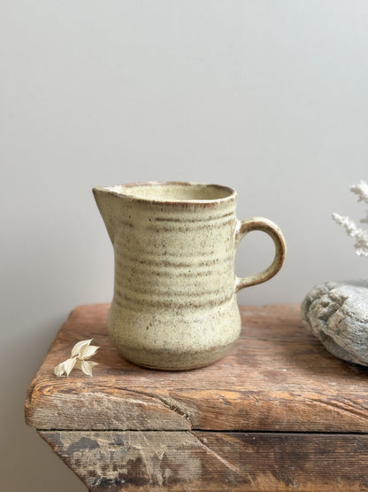 Vintage Studio Pottery Neutral Creamer | Match Pot