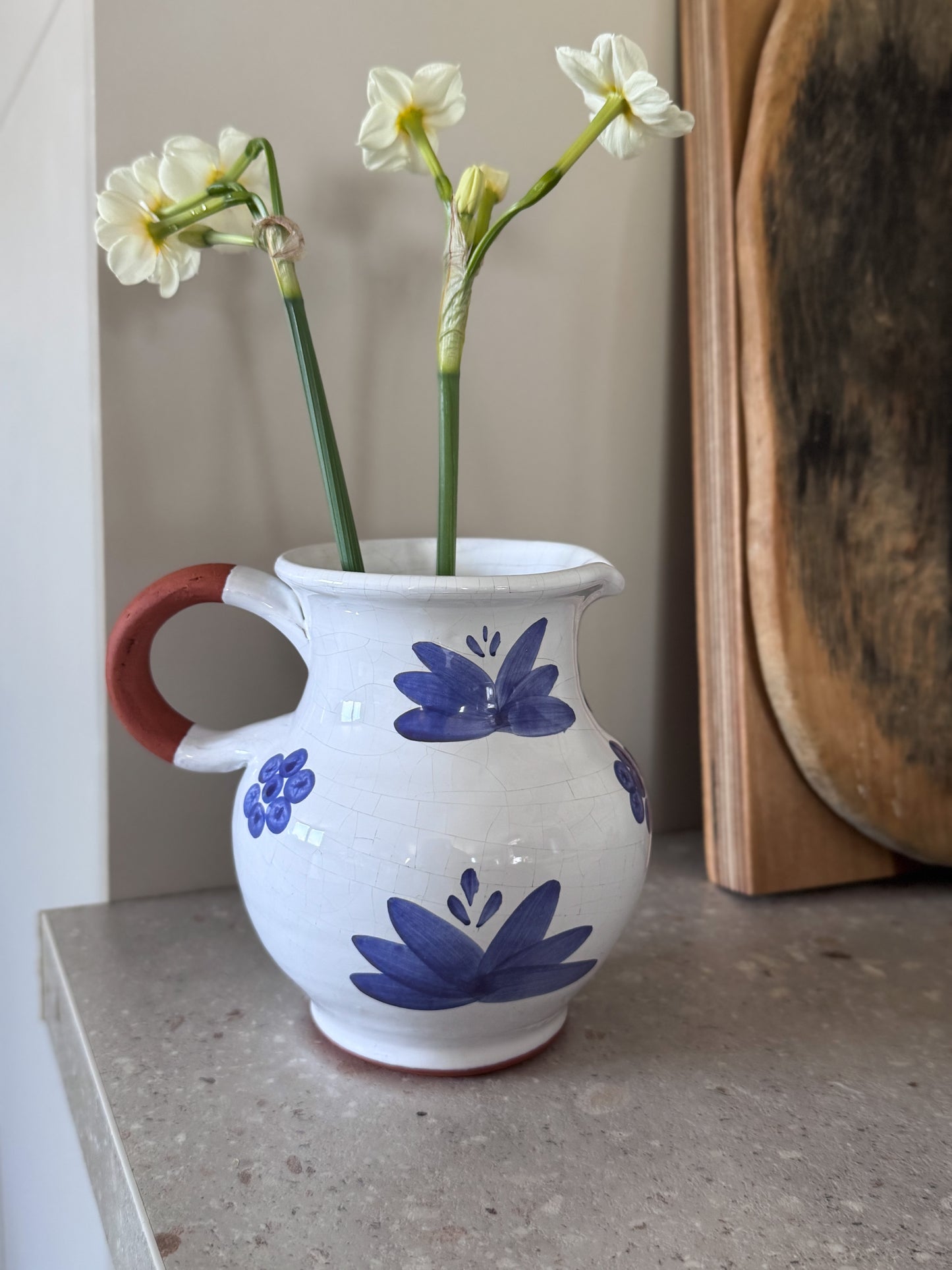 Vintage Portuguese Studio Pottery Shepherd Jug