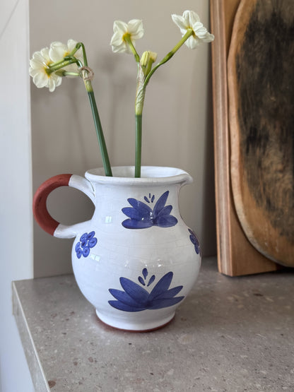 Vintage Portuguese Studio Pottery Shepherd Jug