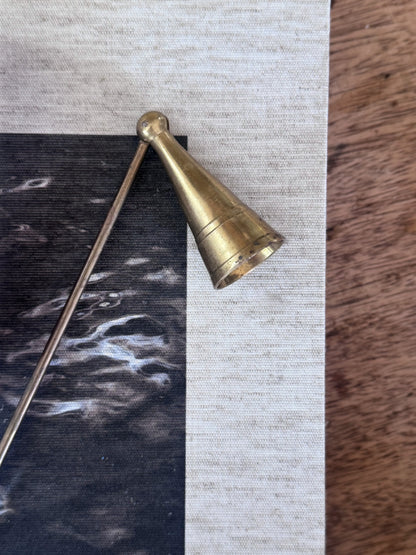 Vintage Brass Bell Candle Snuffer