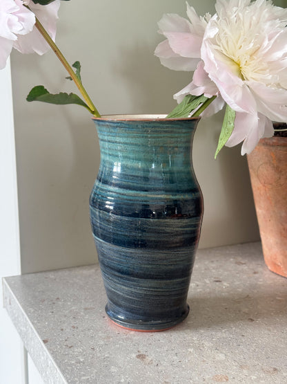Vintage Handmade Studio Pottery Vase by Wold Pottery, Yorkshire