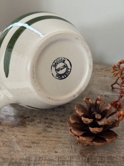 Vintage Welsh Studio Pottery ‘Llefrith’ Milk Jug, Garreg Pottery, Wales