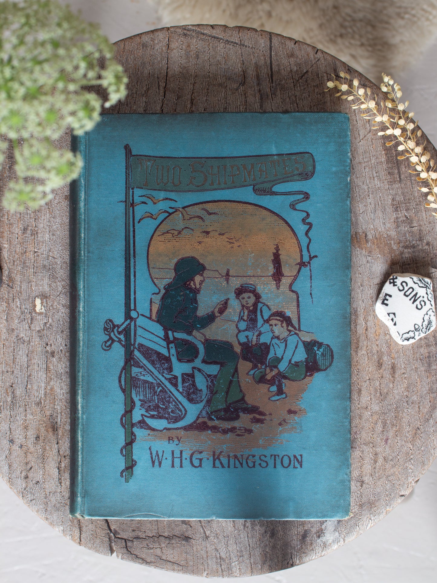 Antique 1900s ‘The Two Shipmates’ by W. H. G. Kingston