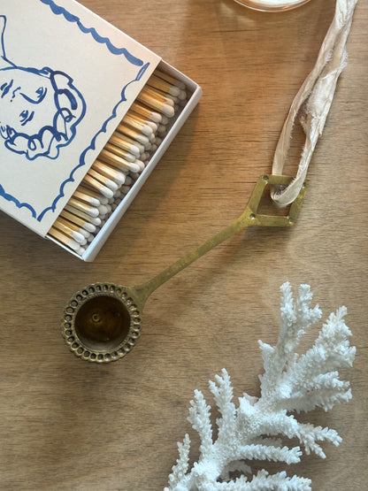 Vintage Solid Brass Candle Snuffer