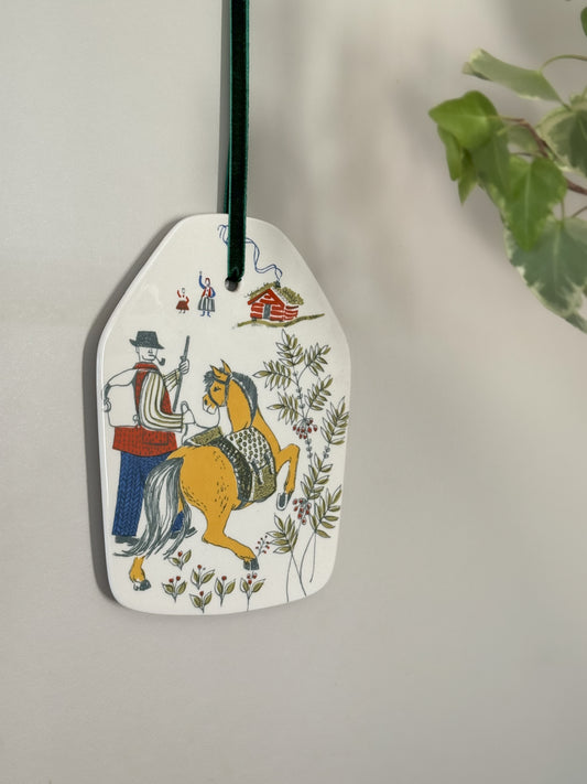 Vintage "Figgjo Saga" Porcelain Plaque by Turi Gramstad Oliver