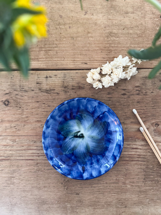 Vintage Welsh Studio Pottery Trinket Dish by Porthmadog Pottery, North Wales