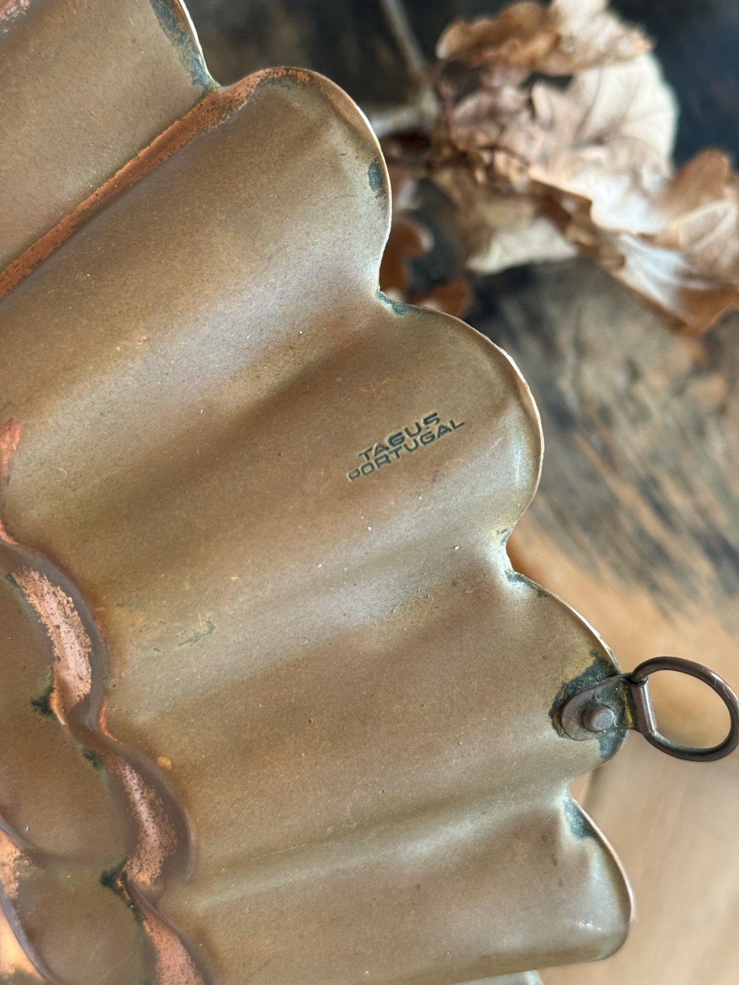 Large Vintage Copper Flower Jelly Mould by TAGUS, Portugal