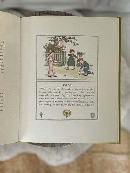 Kate Greenaway’s Book of Games, 1976, Hardback, 2nd Edition, Book Club Associates. J.M Dent & Sons Ltd.