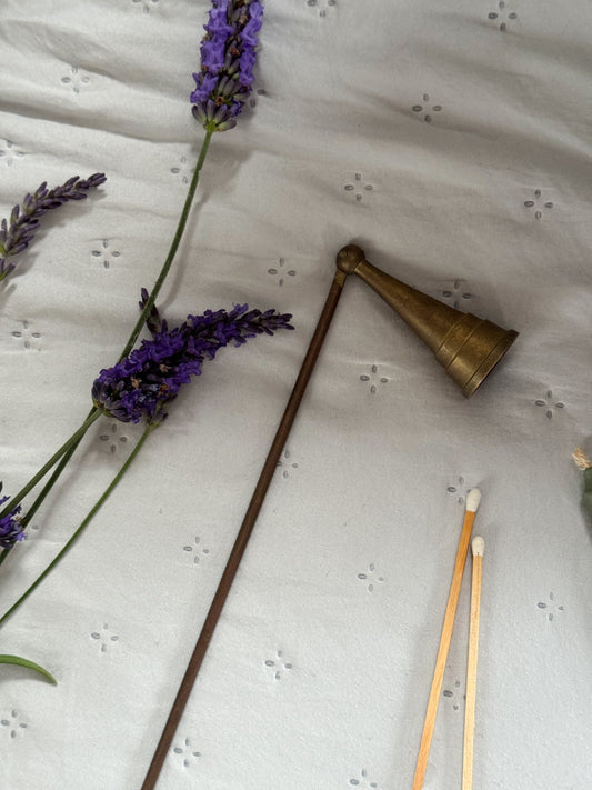 Vintage Brass Bell Candle Snuffer