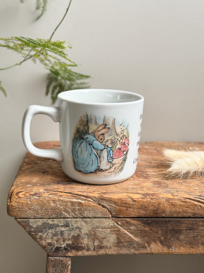 Vintage 1991 Wedgwood “Peter Rabbit” Mug - Beatrix Potter Illustration