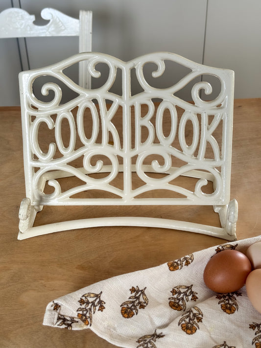 Vintage Cast Iron Cookbook Stand