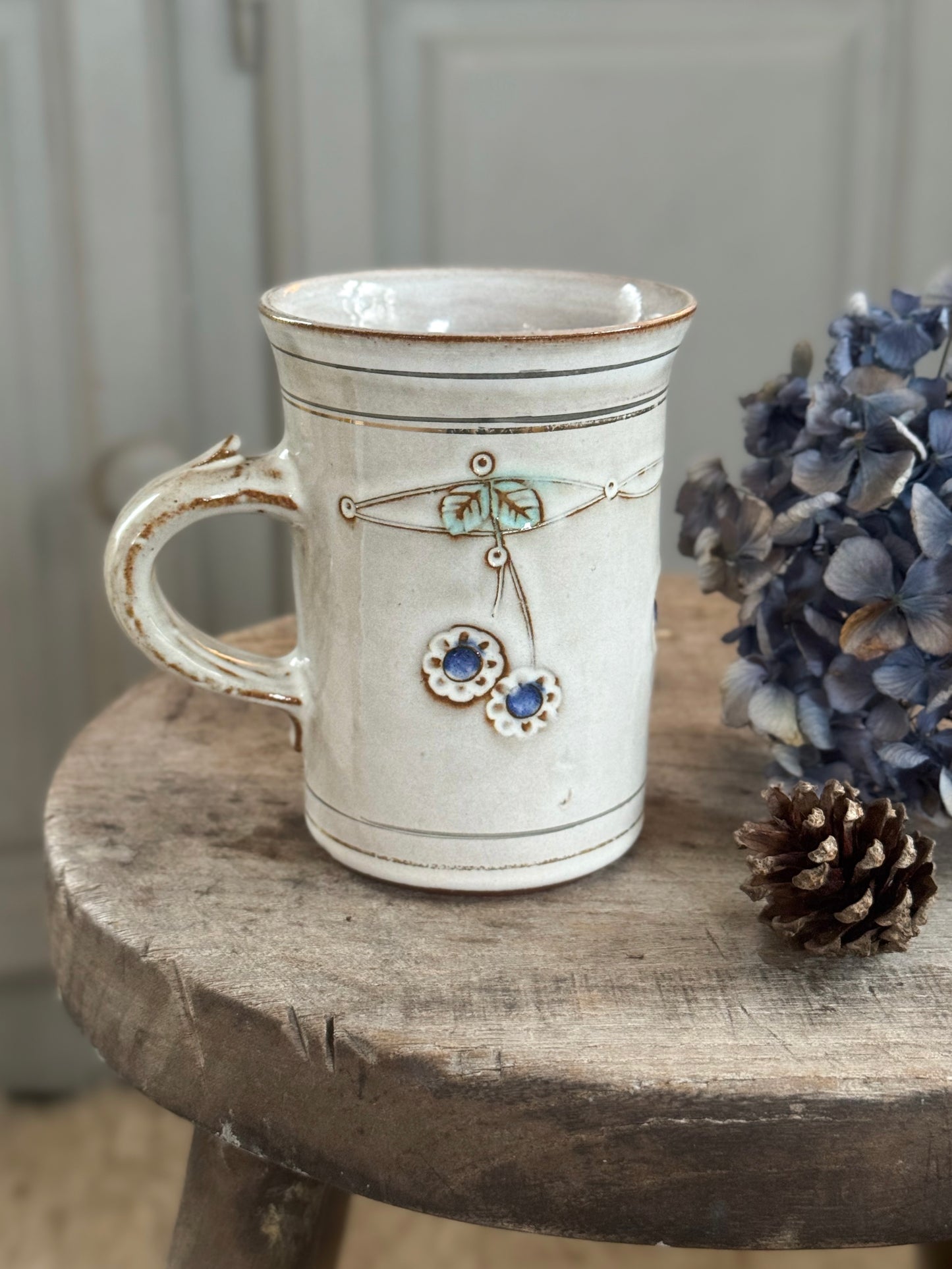 Vintage Kentmere Studio Pottery Mug, Lake District