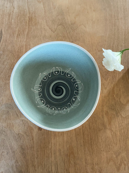 Rare Midcentury  Welsh Studio Pottery Serving Bowl • Rhys & Jean Powell, Llangollen, North Wales