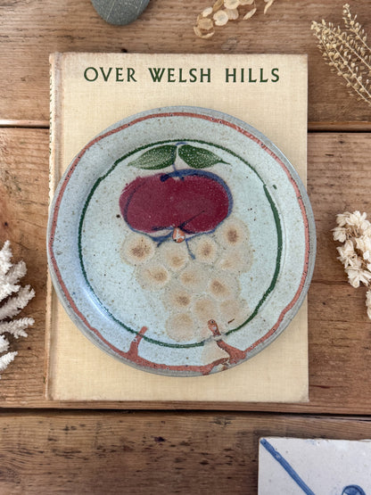 Vintage Welsh 1990s Studio Pottery Plate by Oldrich Asenbryl – Sarn Pottery, Sarn Meyllteyrn, Wales