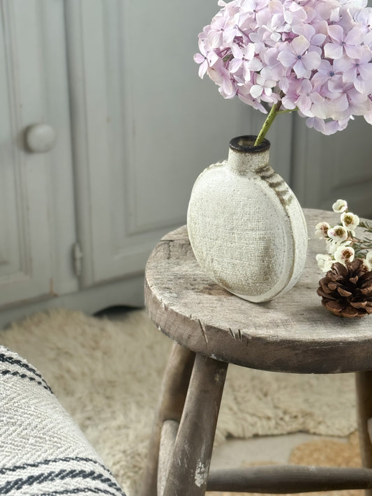 Vintage Studio Pottery Sculptural Bottle Vase