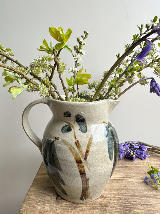 Vintage Pen Y Bonc Studio Pottery Jug, Amlwch, Anglesey, North Wales