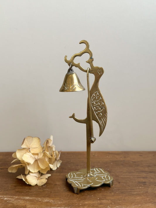 Vintage Indian Brass Bird Gong