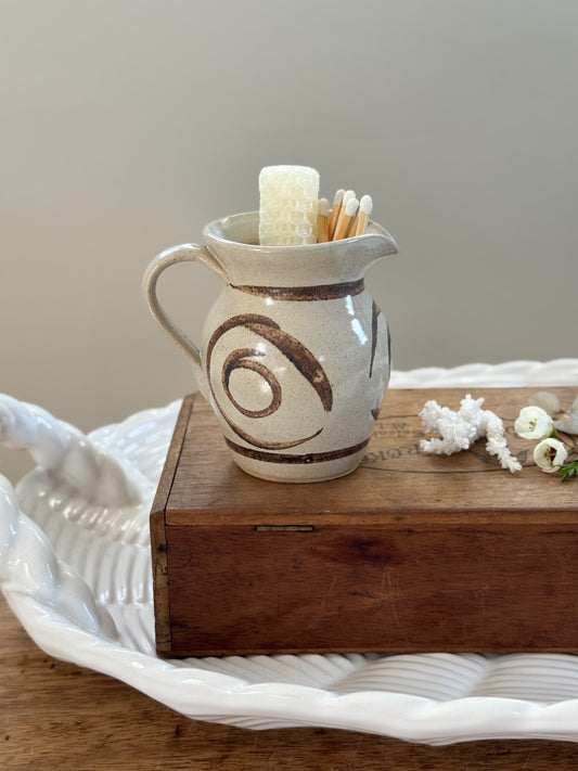 Vintage Welsh Studio Pottery Creamer by Abaty Pottery