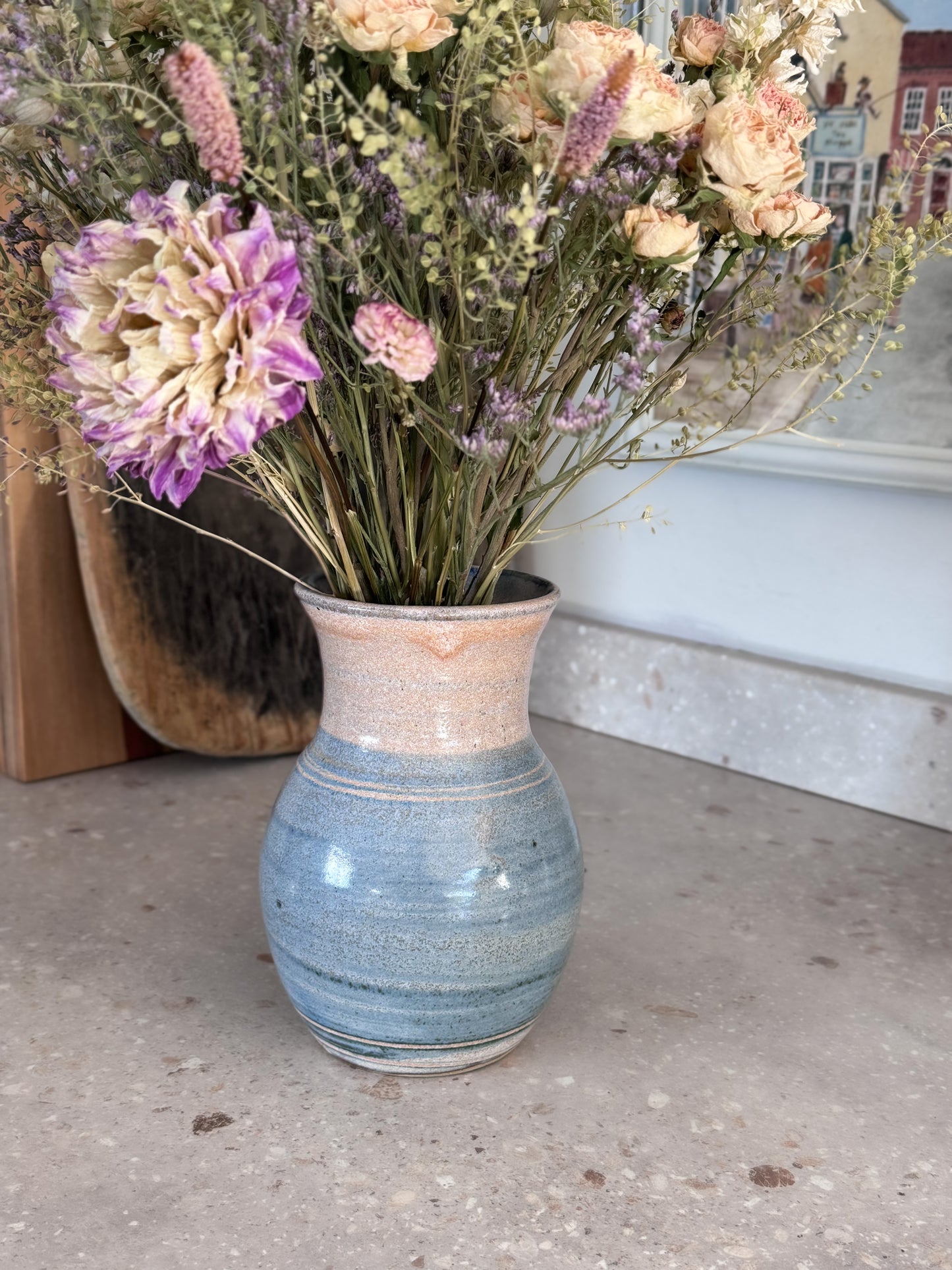 Vintage Anvil Pottery Studio Vase by John & Alan Hughes, North Wales