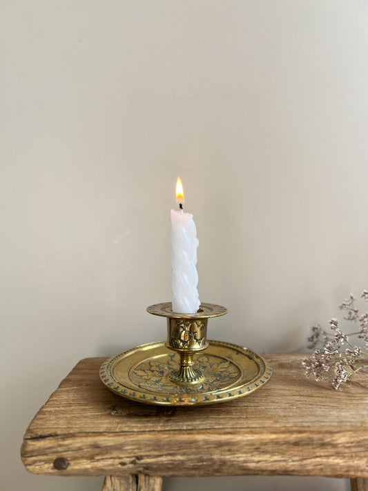 Vintage Brass Candle Holder, Candlestick, Votive, Tealight Holder, Country  Farmhouse Decor, Interpur Chamberstick, Rustic Cabin, Collection -  UK