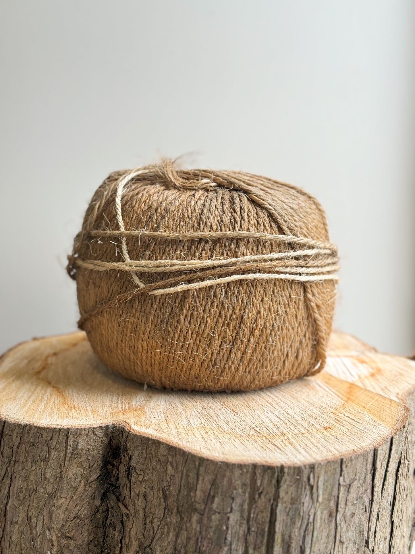 Vintage Large Ball of Natural Agricultural Baler Twine