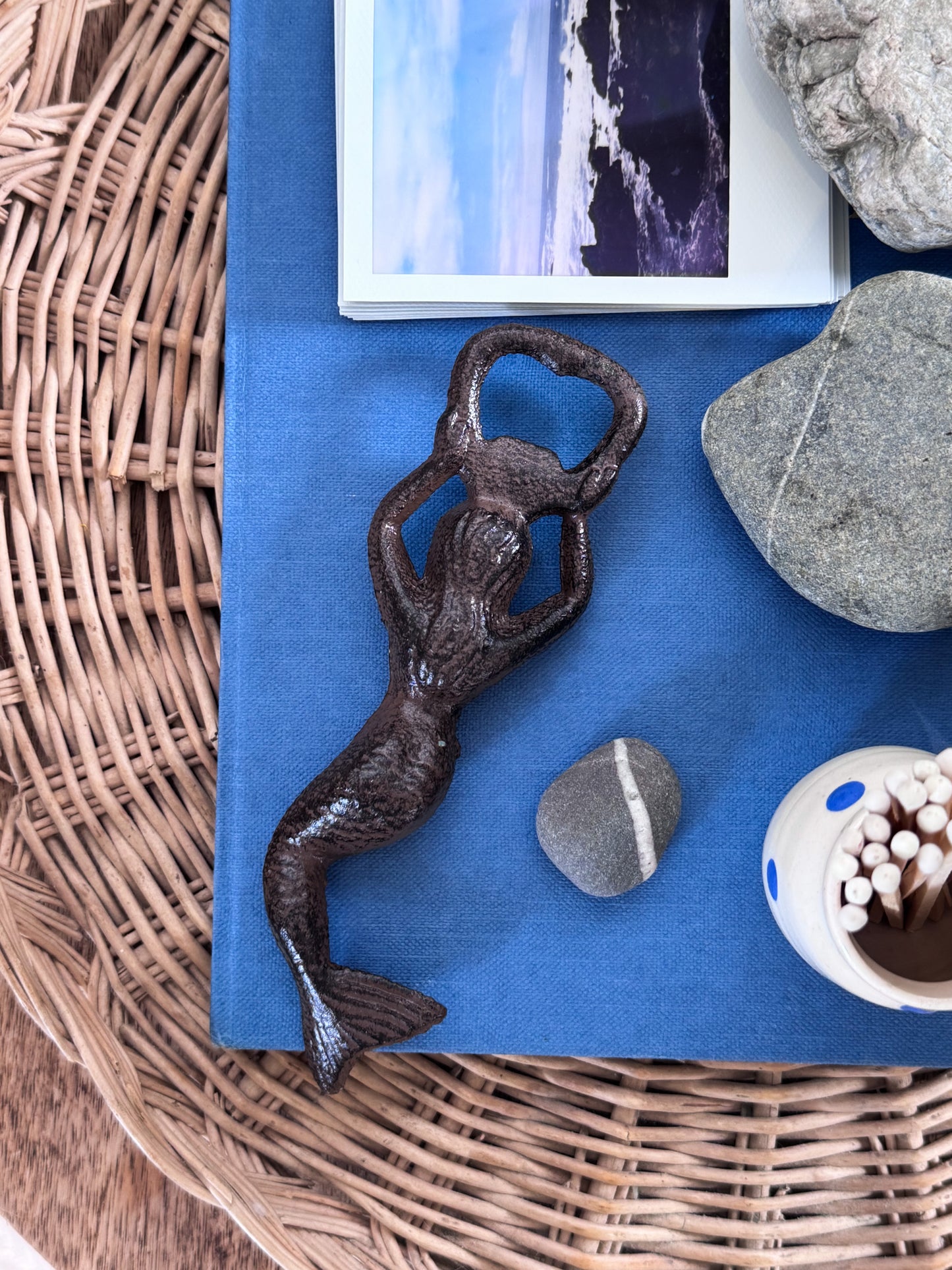 Vintage Cast Iron Mermaid Bottle Opener