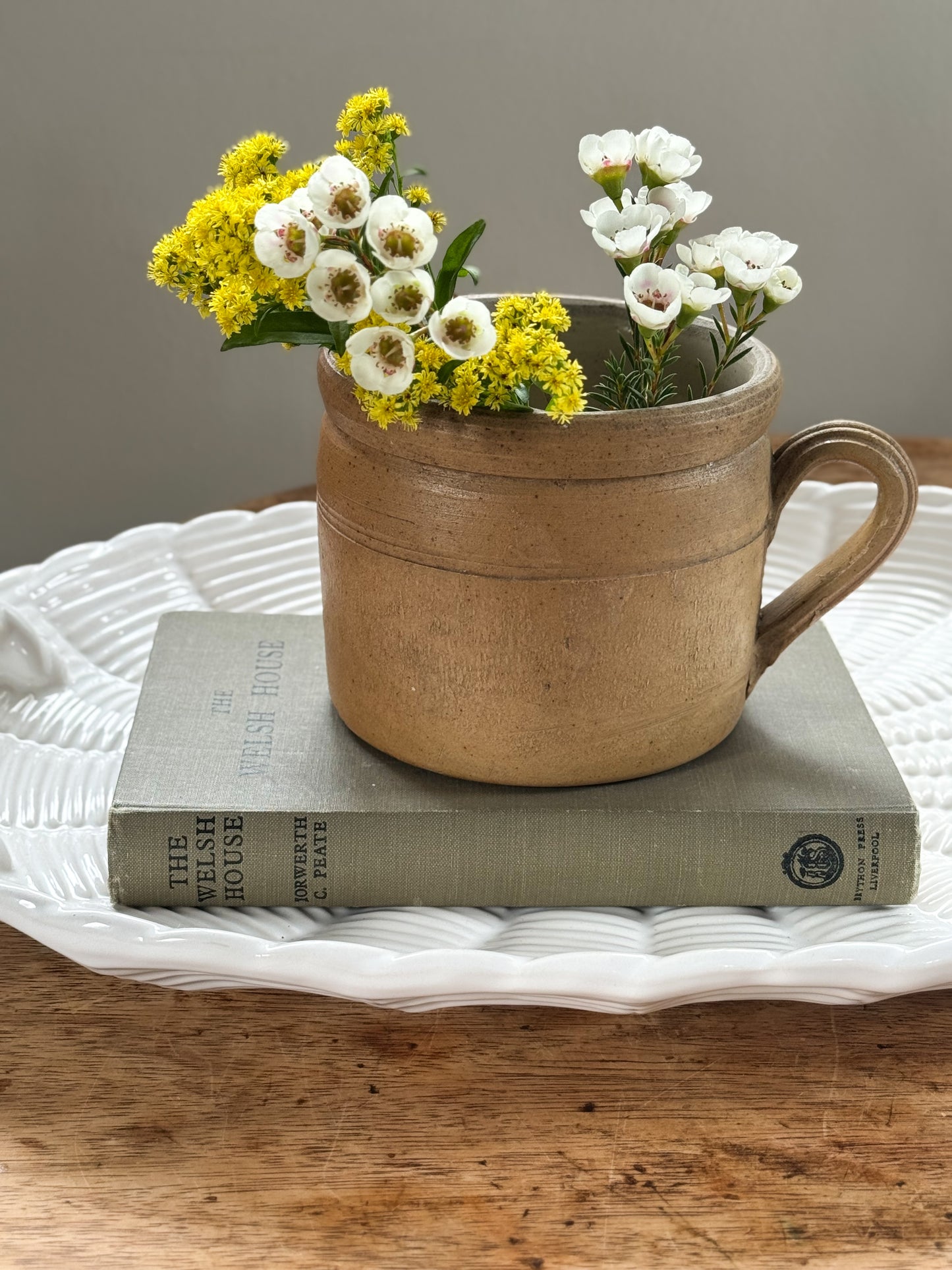 Antique French Confit Pot - Medium Size