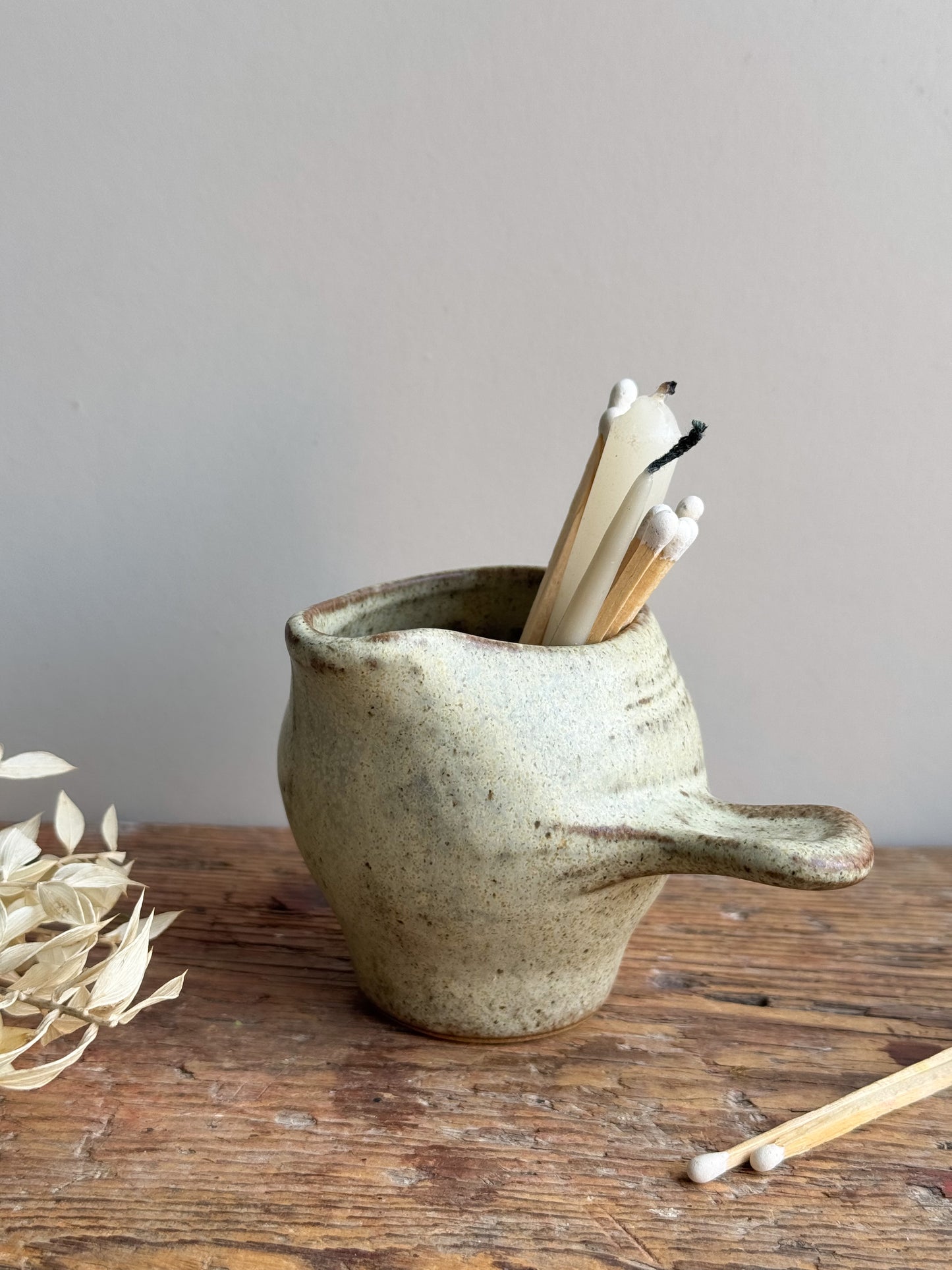 Vintage Studio Pottery Abstract Creamer