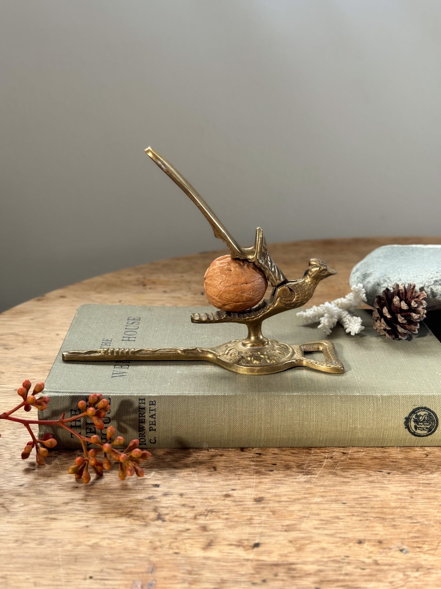 Vintage Solid Brass Bird Nutcracker & Bottle Opener