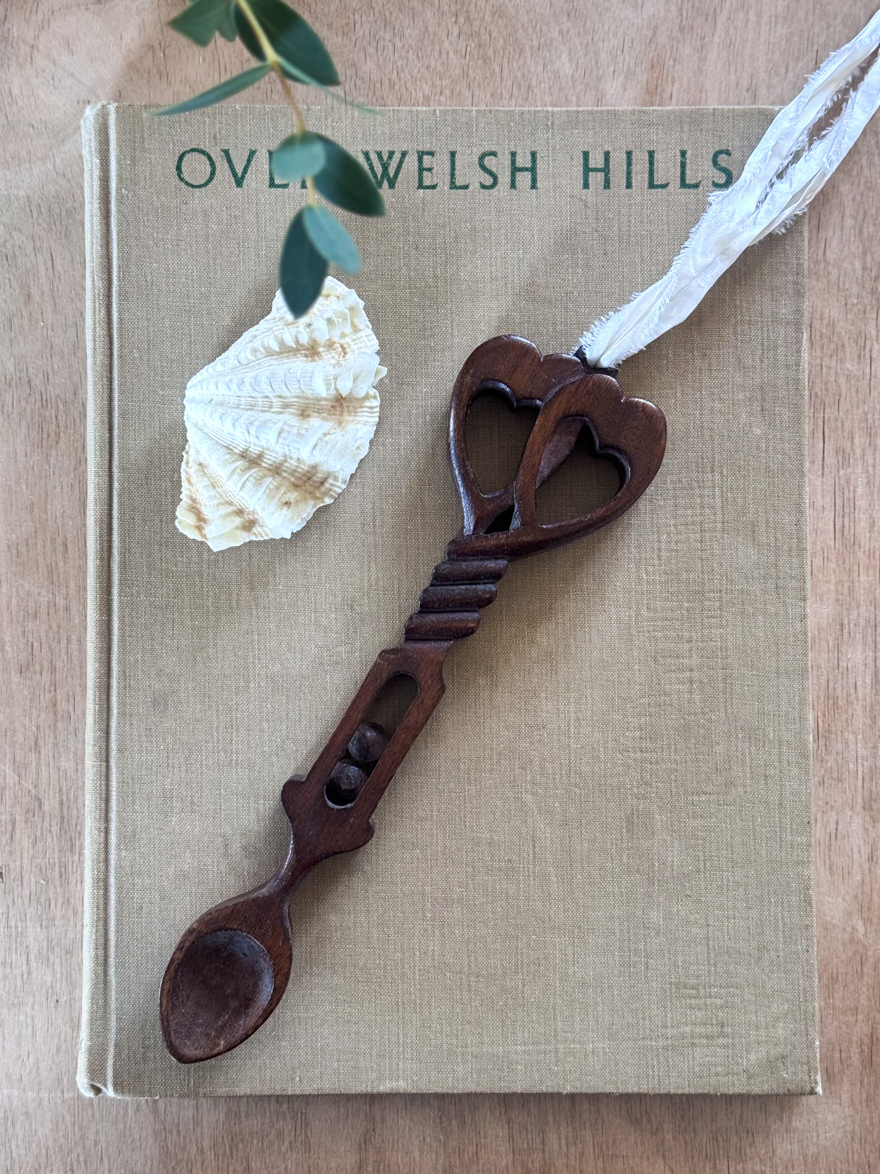 Vintage Hand-Carved Vintage Welsh Love Spoon – Hiraeth Vintage