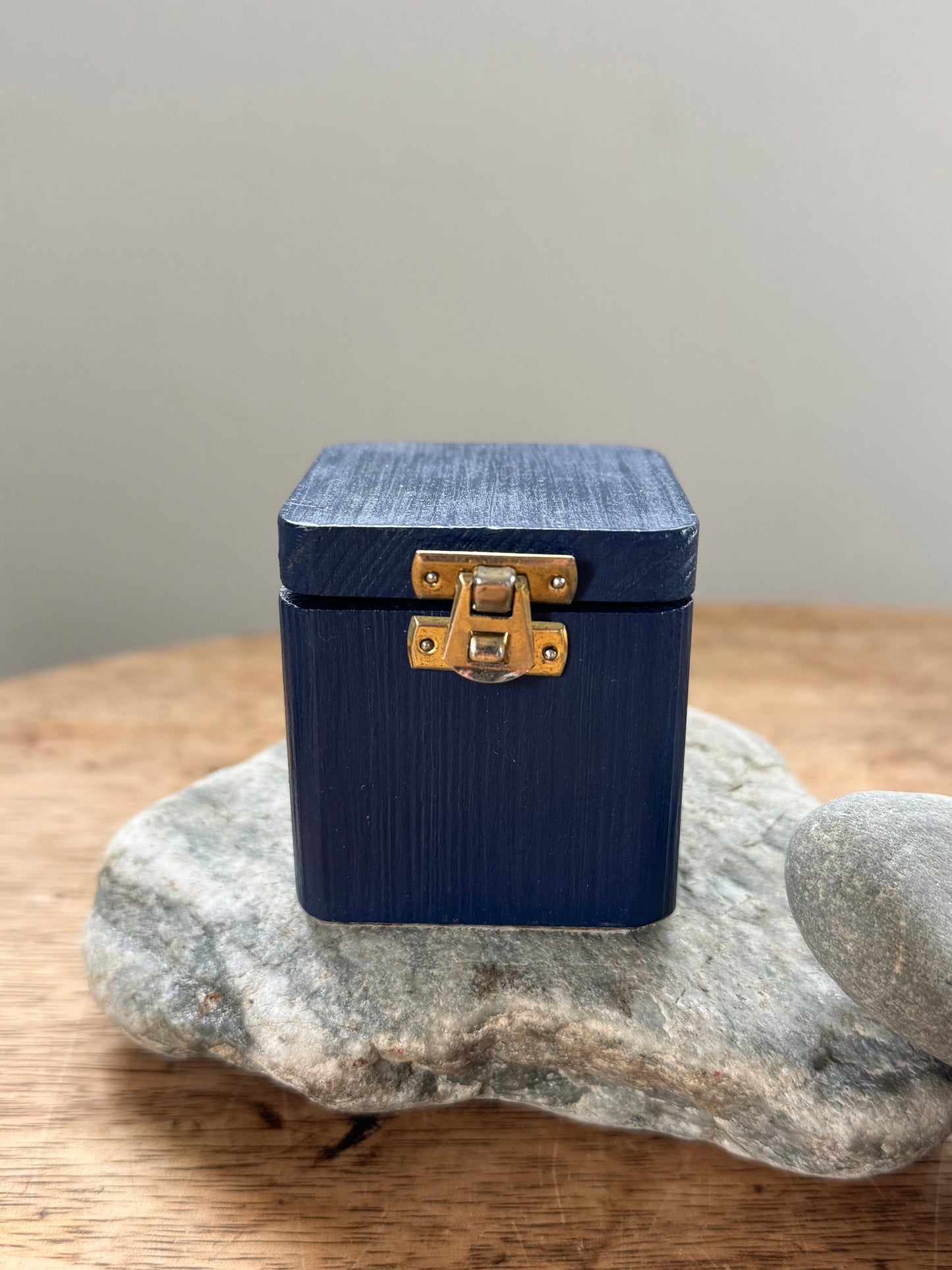 Vintage Wooden Jack in the Box Toy