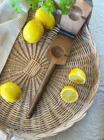 Antique Wooden Lemon Squeezer