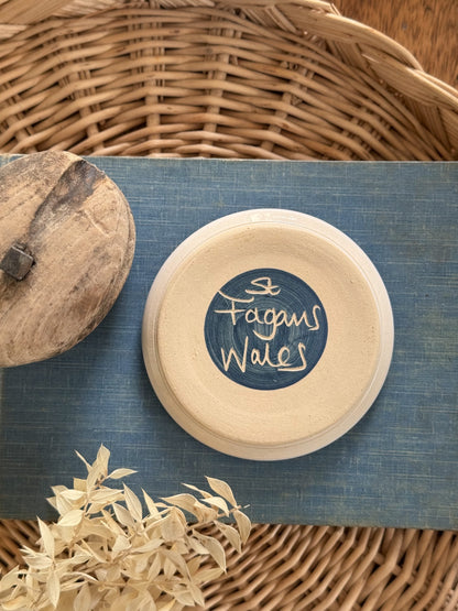 Vintage St Fagans Studio Pottery Trinket Dish • Welsh Studio Pottery