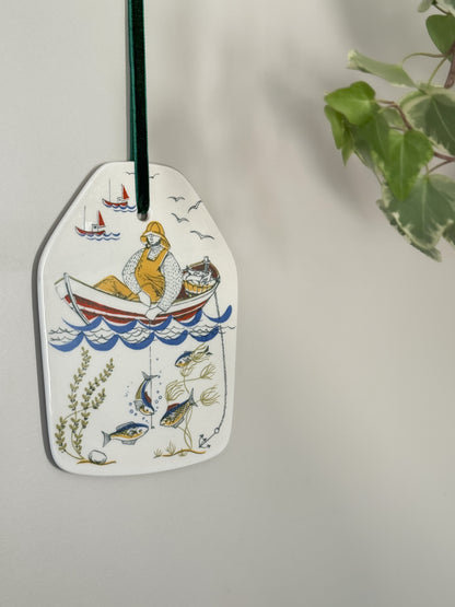 Vintage "Figgjo Saga" Porcelain Plaque by Turi Gramstad Oliver