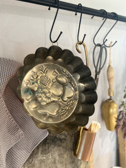 Embossed Fruit Copper Jelly Mould