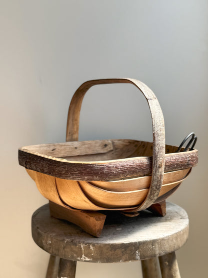 Antique Handmade Sussex Garden Trug
