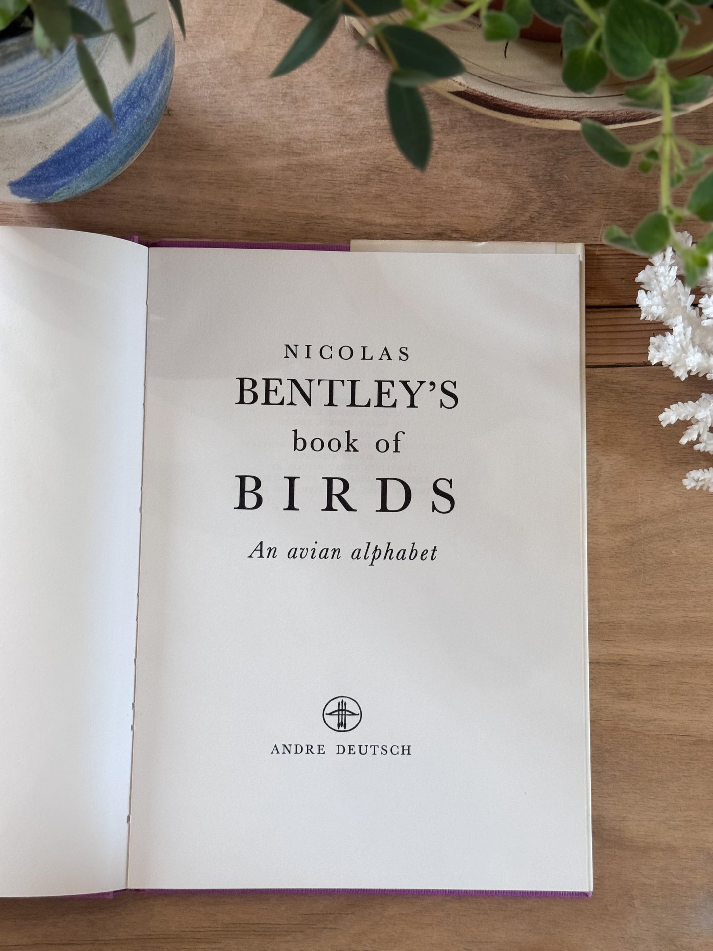 Nicolas Bentley’s Book of Birds, An Avian Alphabet, 1965 (First Edition)