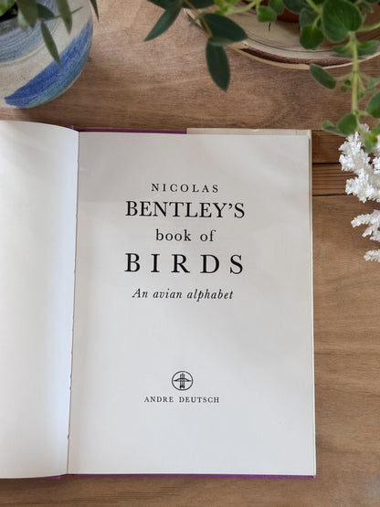 Nicolas Bentley’s Book of Birds, An Avian Alphabet, 1965 (First Edition)
