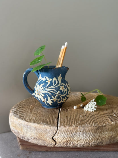 Antique Swiss Thun Floral Creamer, c.1920s