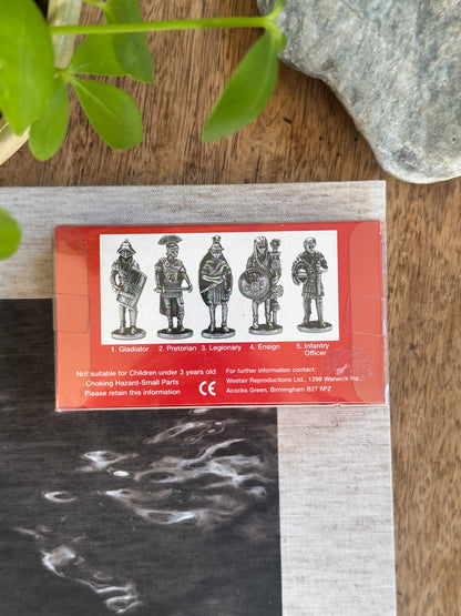 Vintage Roman Military Figures -Set of Five (New Old Stock)