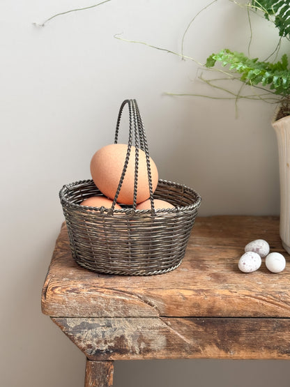Vintage Miniature Wire Basket